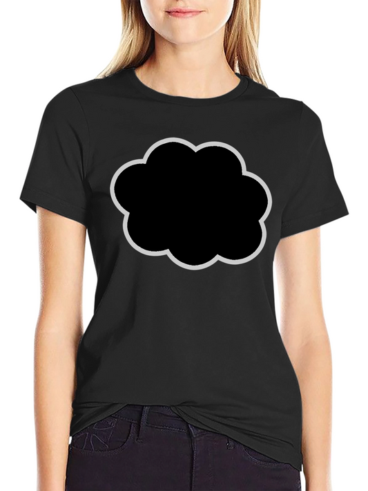 Cloud Graphic Black T-Shirt - Stylish & Comfortable