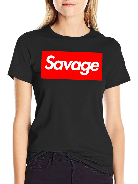 Savage Graphic T-Shirt - Streetwear Style