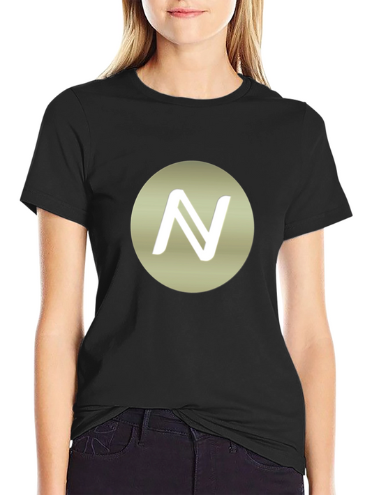 Stylish Black T-Shirt with N Logo