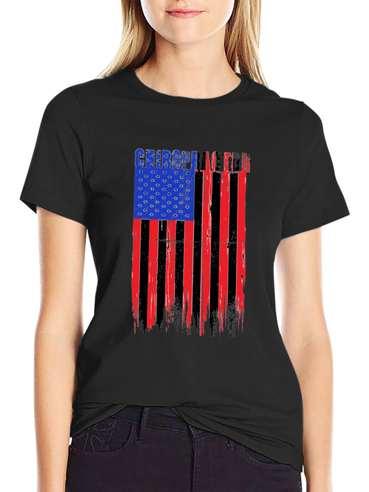 Chiropractor American Flag T-Shirt