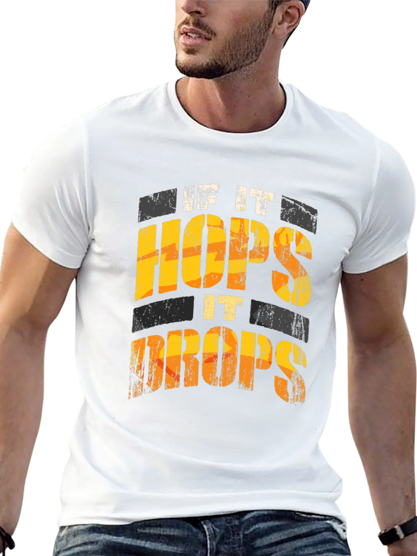 If It Hops It Drops Funny T-Shirt