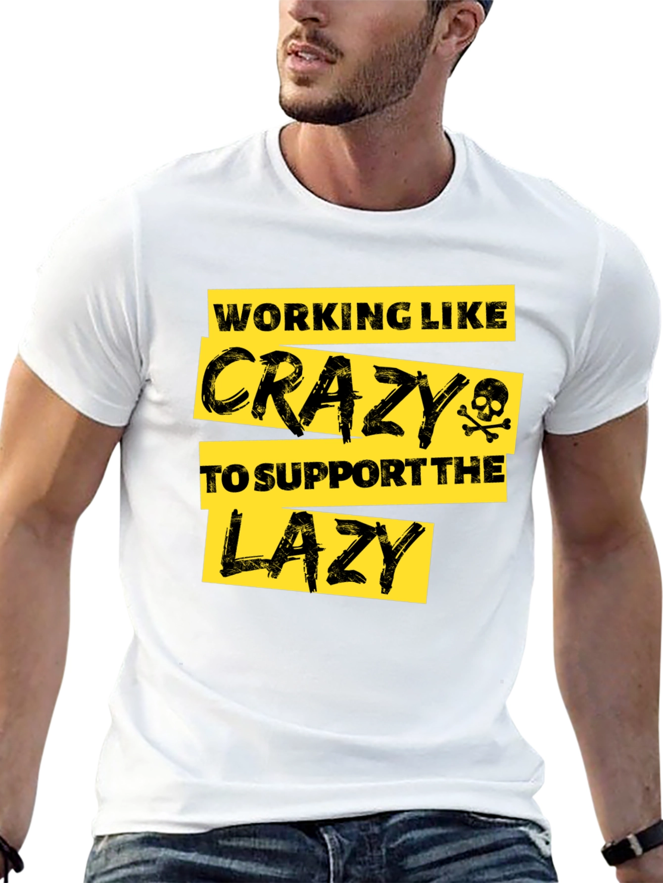 Funny Working Like Crazy T-Shirt