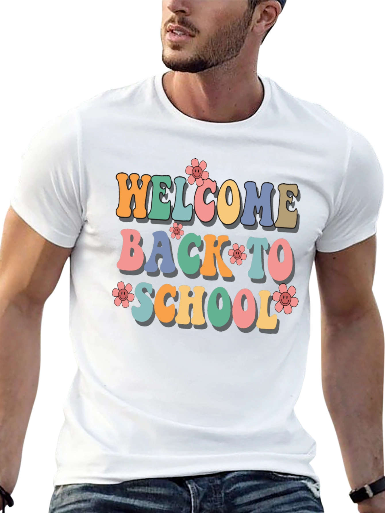 Retro Welcome Back to School Graphic Tee