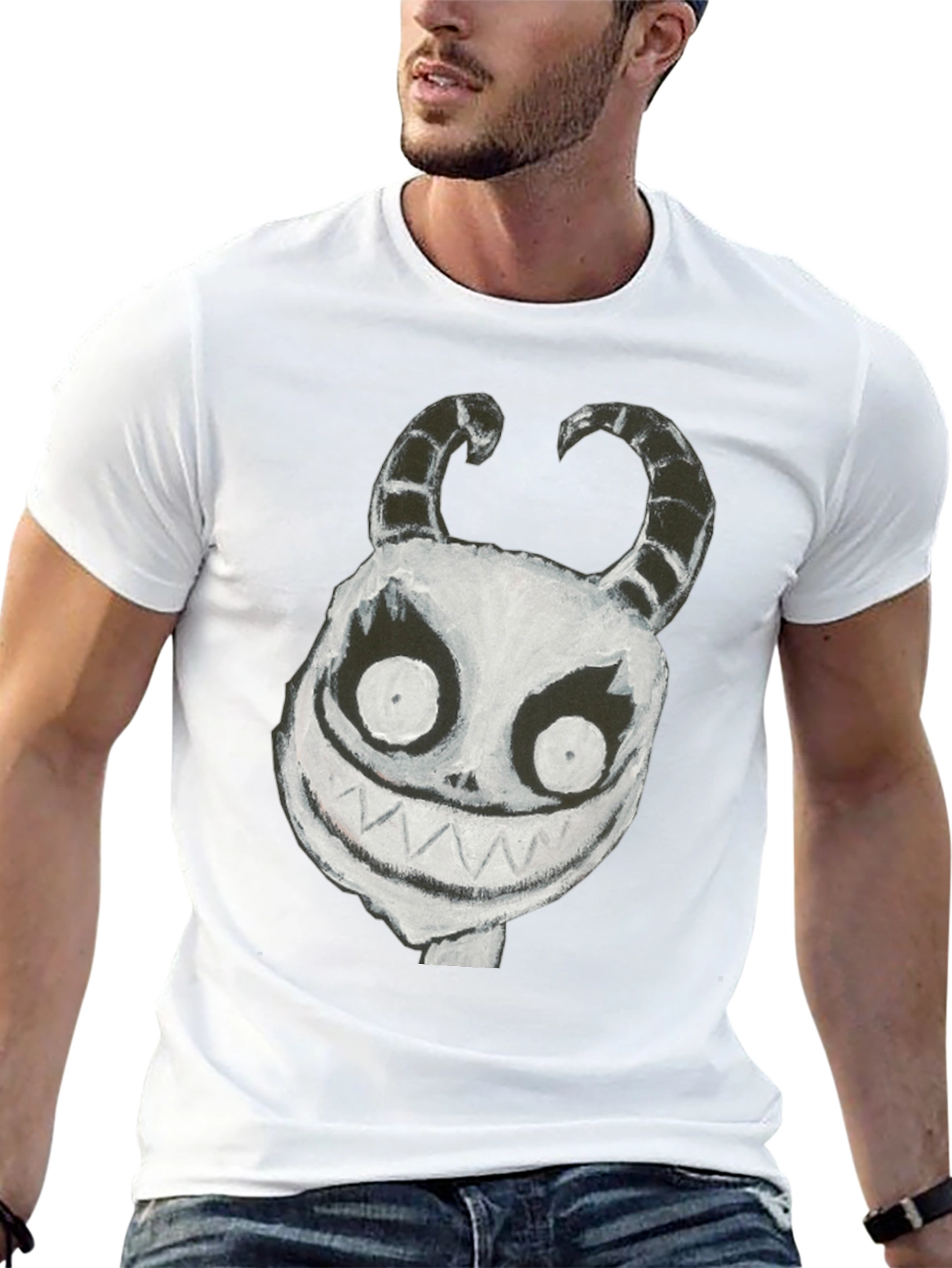 Monster Graphic Black T-Shirt