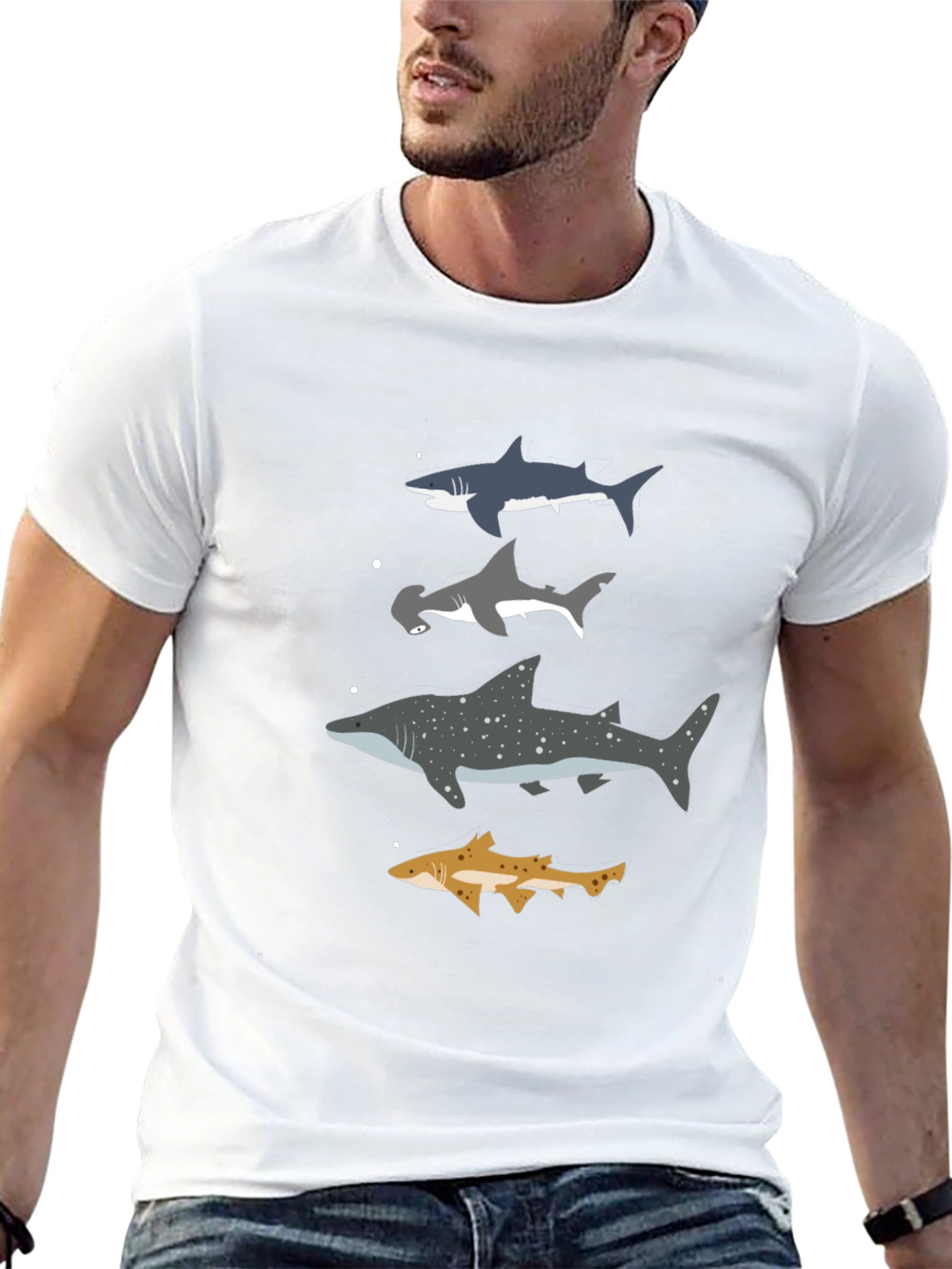 Shark Species T-Shirt - Marine Biology Tee