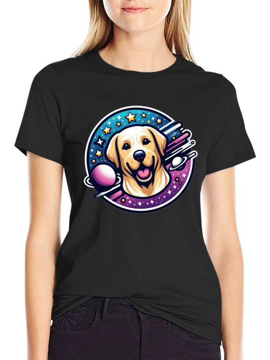 Cosmic Labrador T-Shirt - Space Dog Tee
