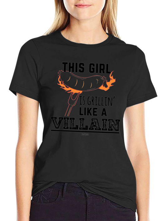 Grillin Like A Villain Graphic Tee
