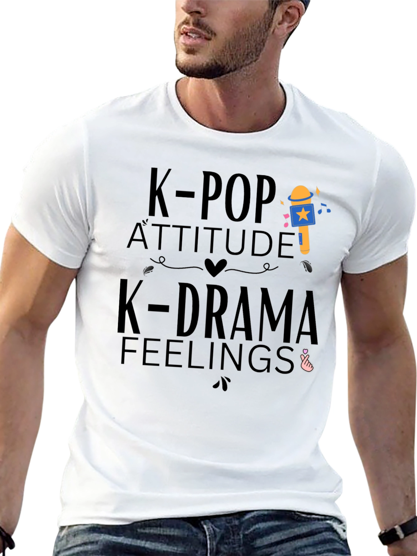 K-Pop Attitude & K-Drama Feelings T-Shirt