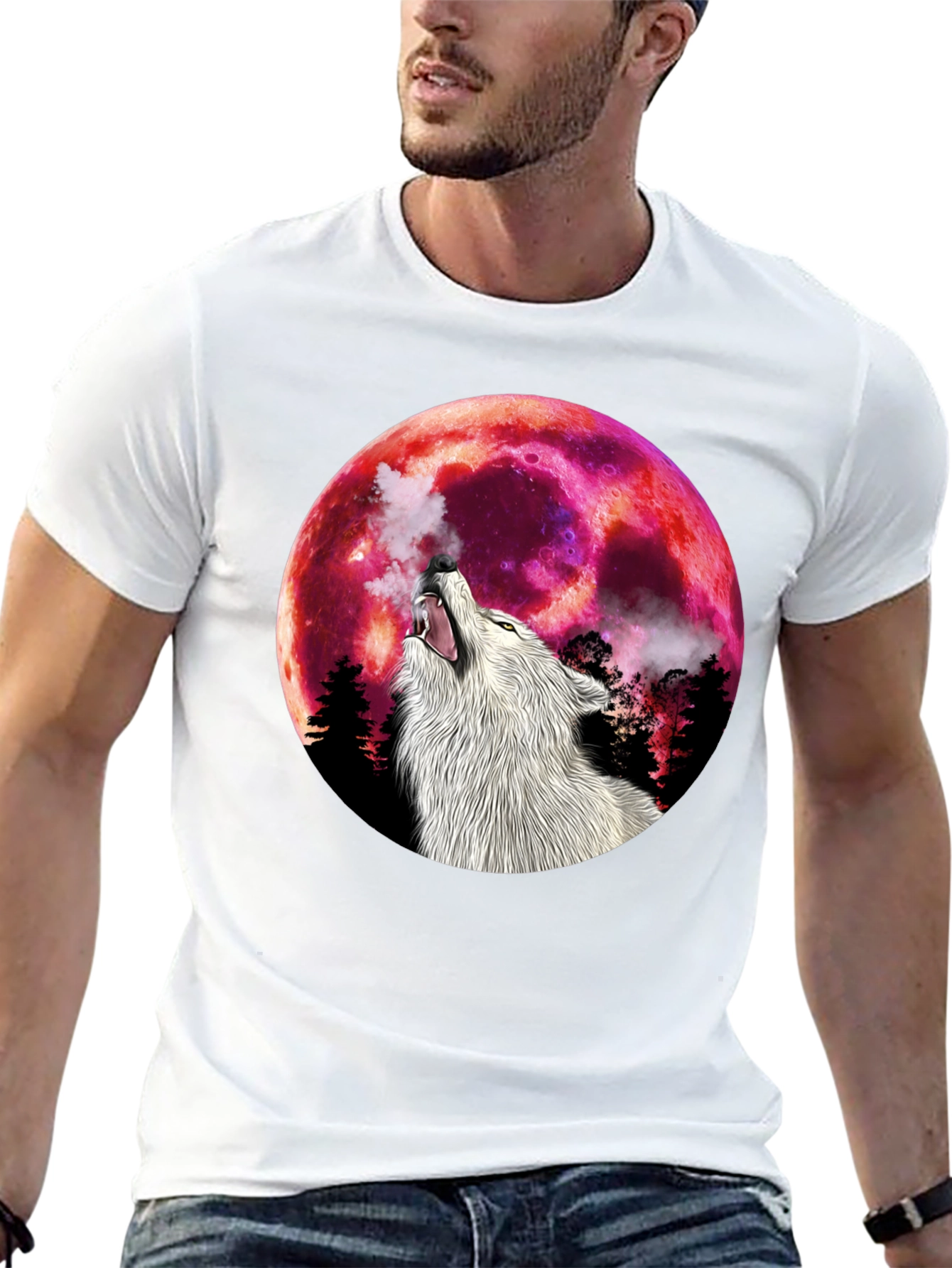 Wolf Moon T-Shirt - Graphic Tee