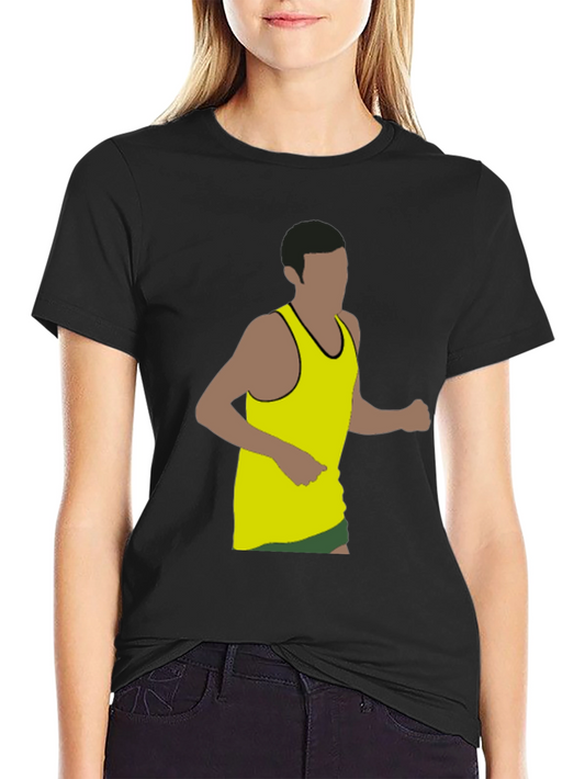 Runner Graphic Black T-Shirt