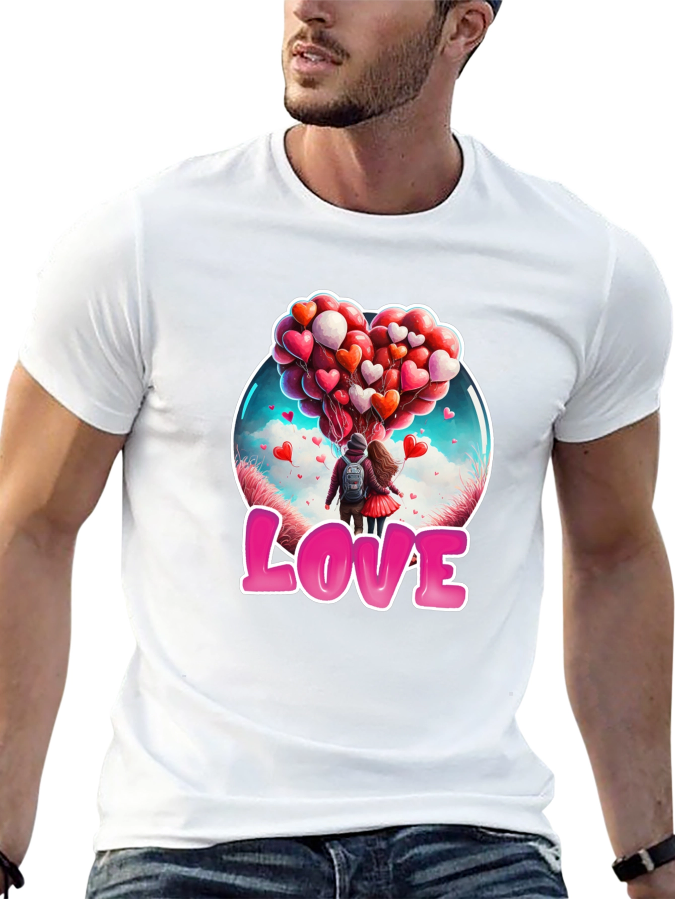 Valentines Day Love Graphic T-Shirt