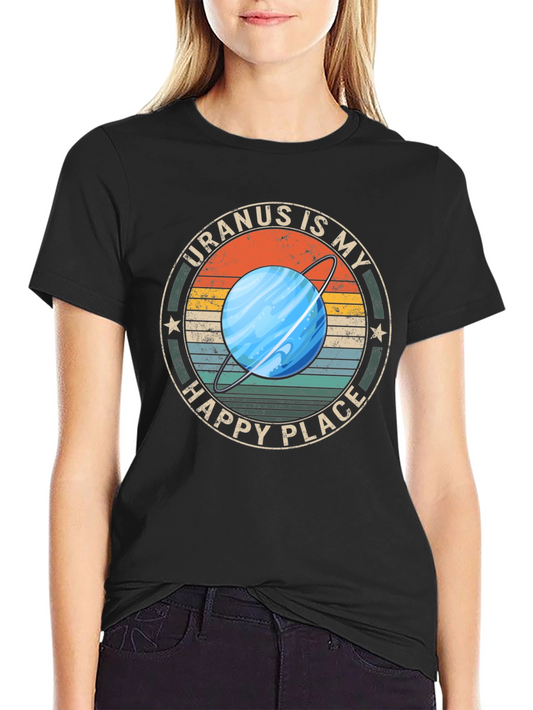Uranus is My Happy Place Graphic T-Shirt