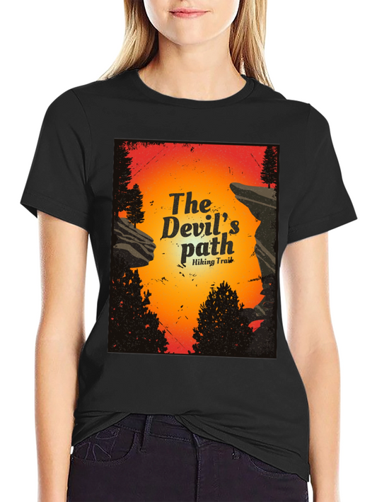 The Devils Path Hiking Trail Graphic T-Shirt