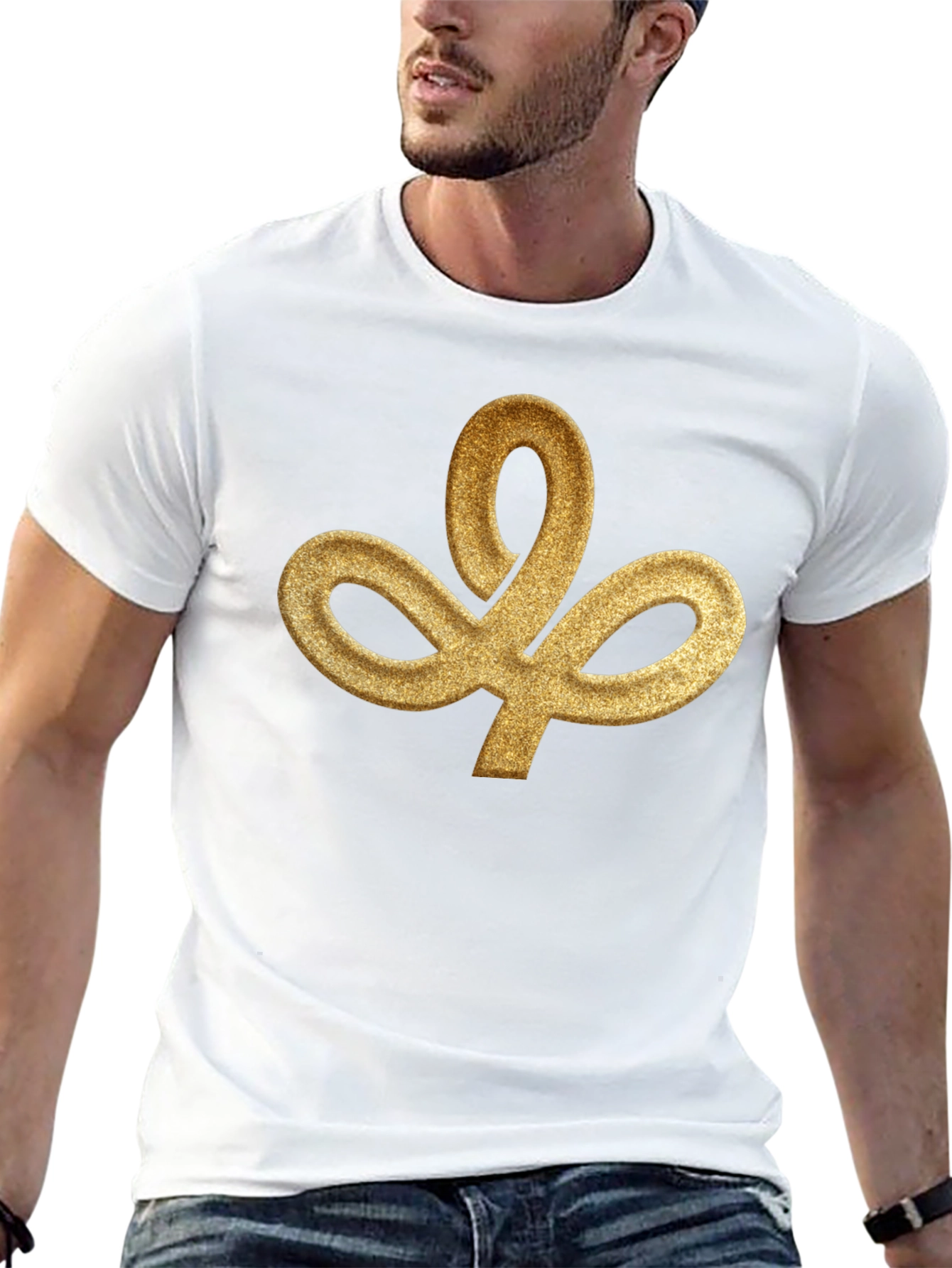 Golden Trefoil Black T-Shirt