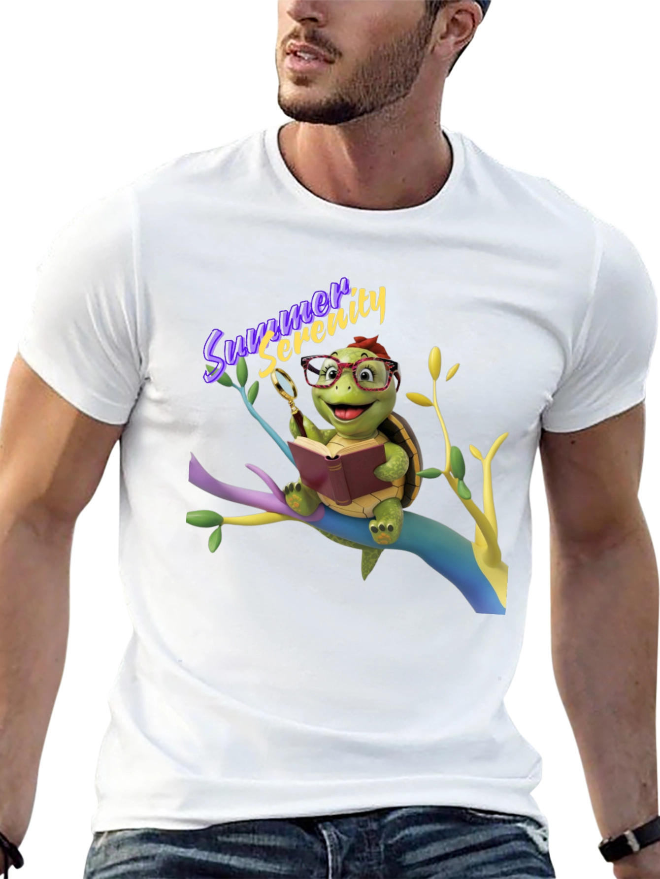 Summer Serenity Turtle T-Shirt