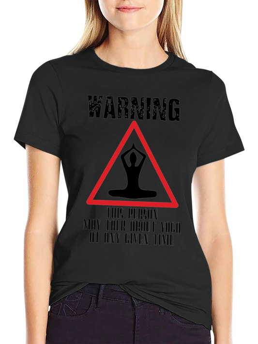 Yoga Lover Warning T-Shirt