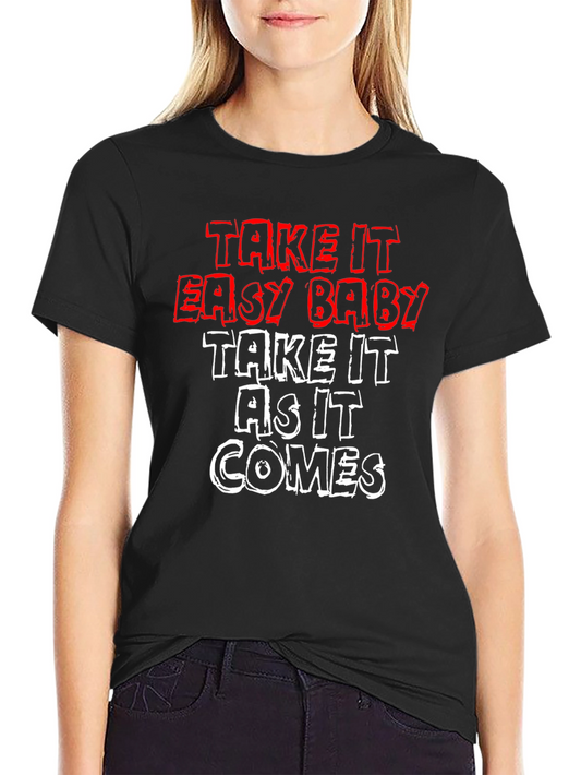 Take It Easy Graphic Tee - Relaxed Vibe