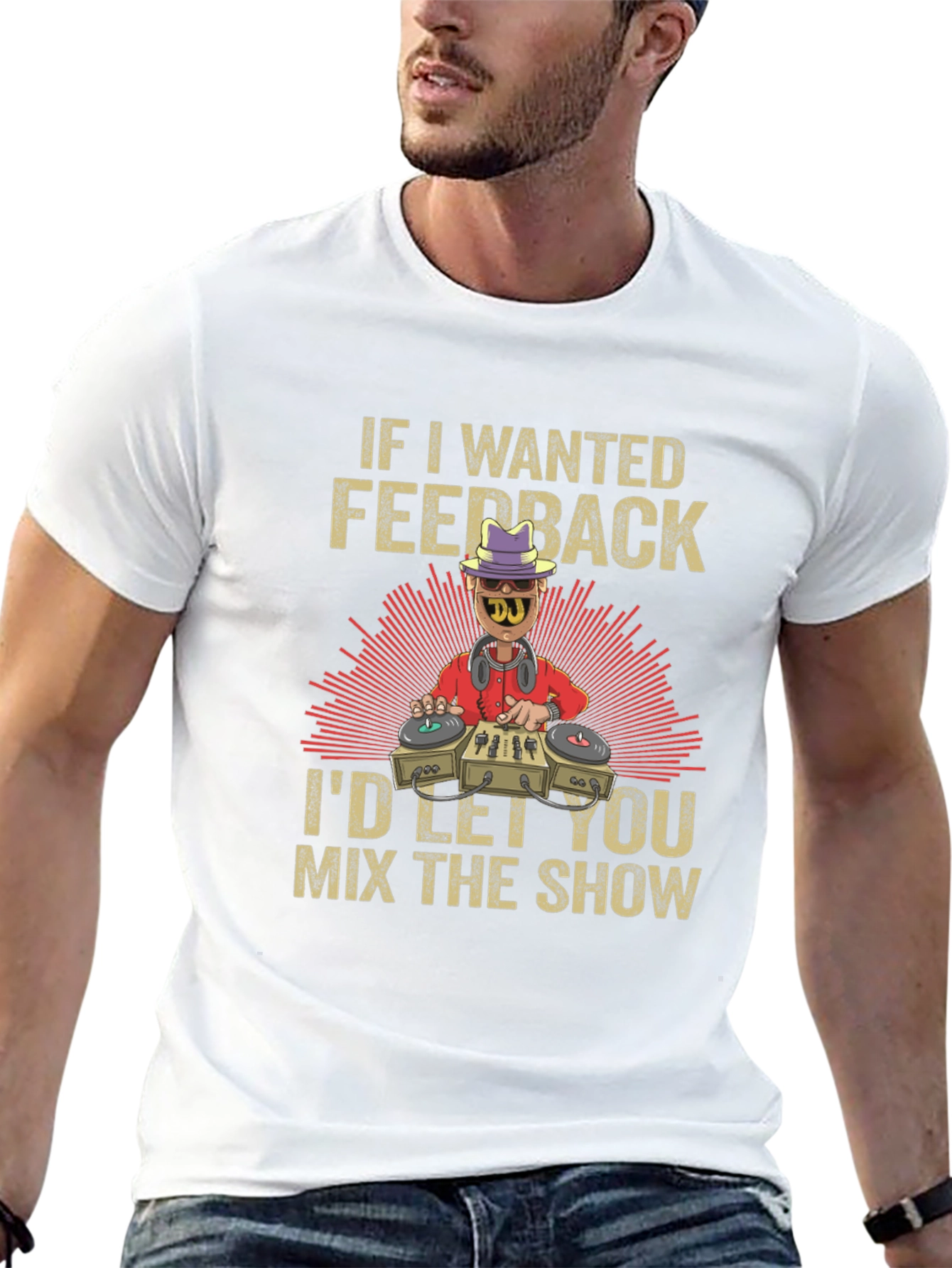 DJ Feedback Humor T-Shirt - Mix Master Apparel