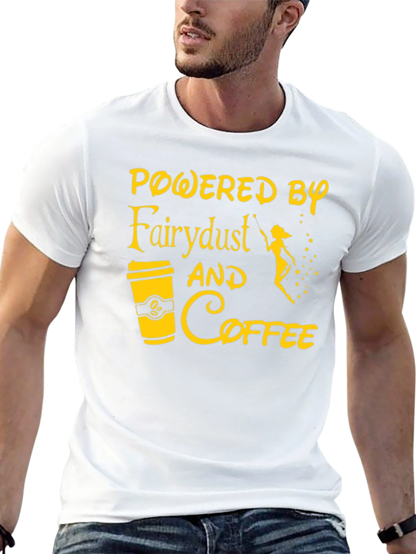 Powered by Fairy Dust & Coffee Graphic Tee