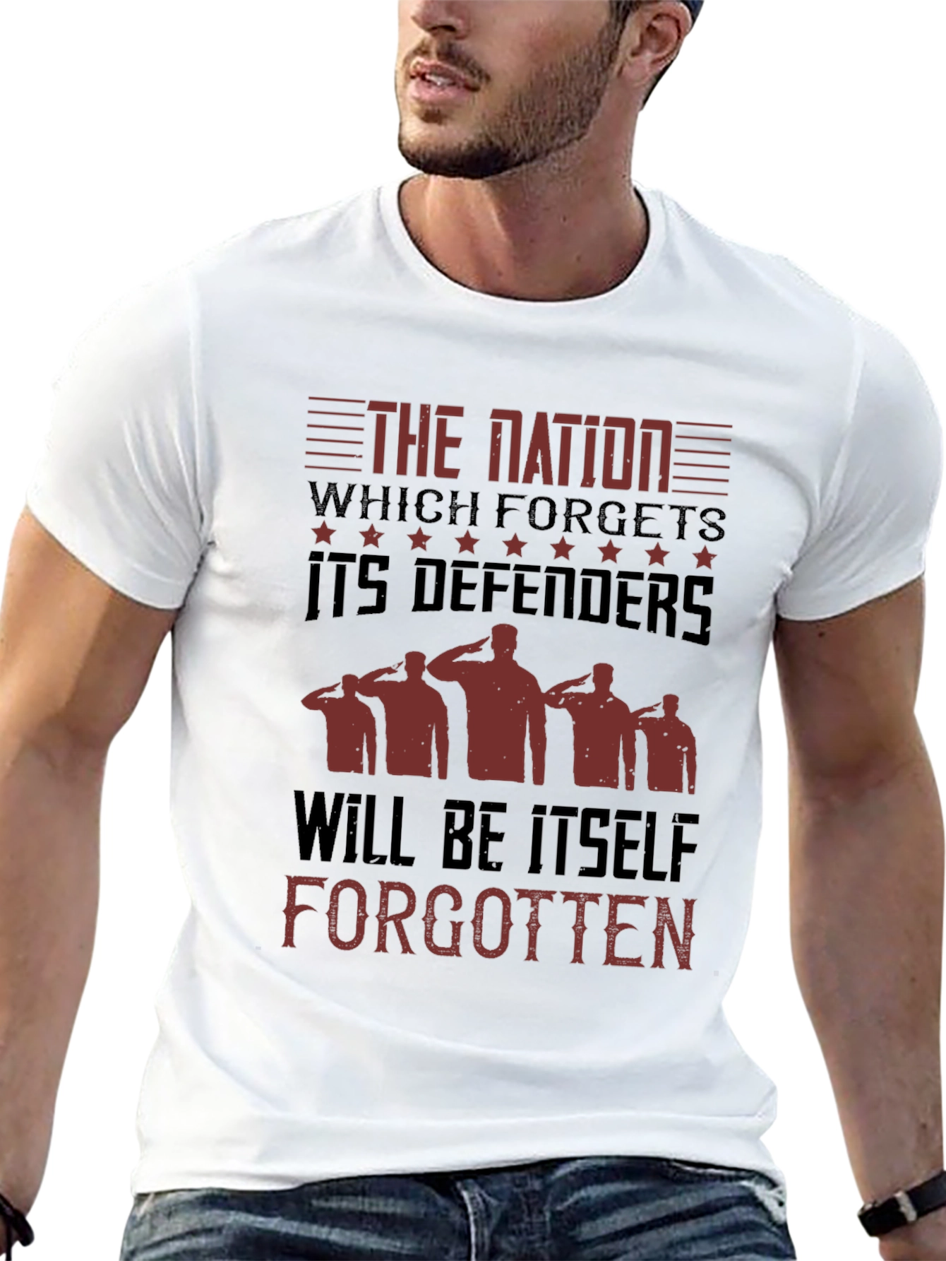Patriotic Military Defenders T-Shirt