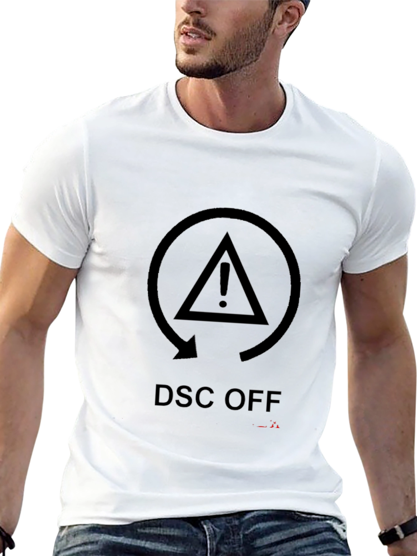 DSC OFF Warning Black T-Shirt