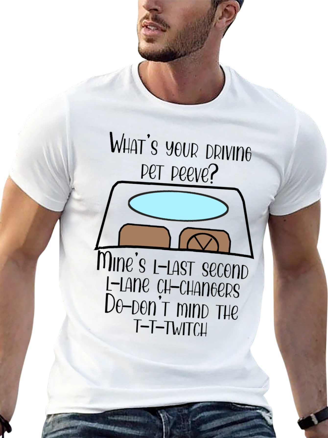 Driving Pet Peeve Graphic T-Shirt