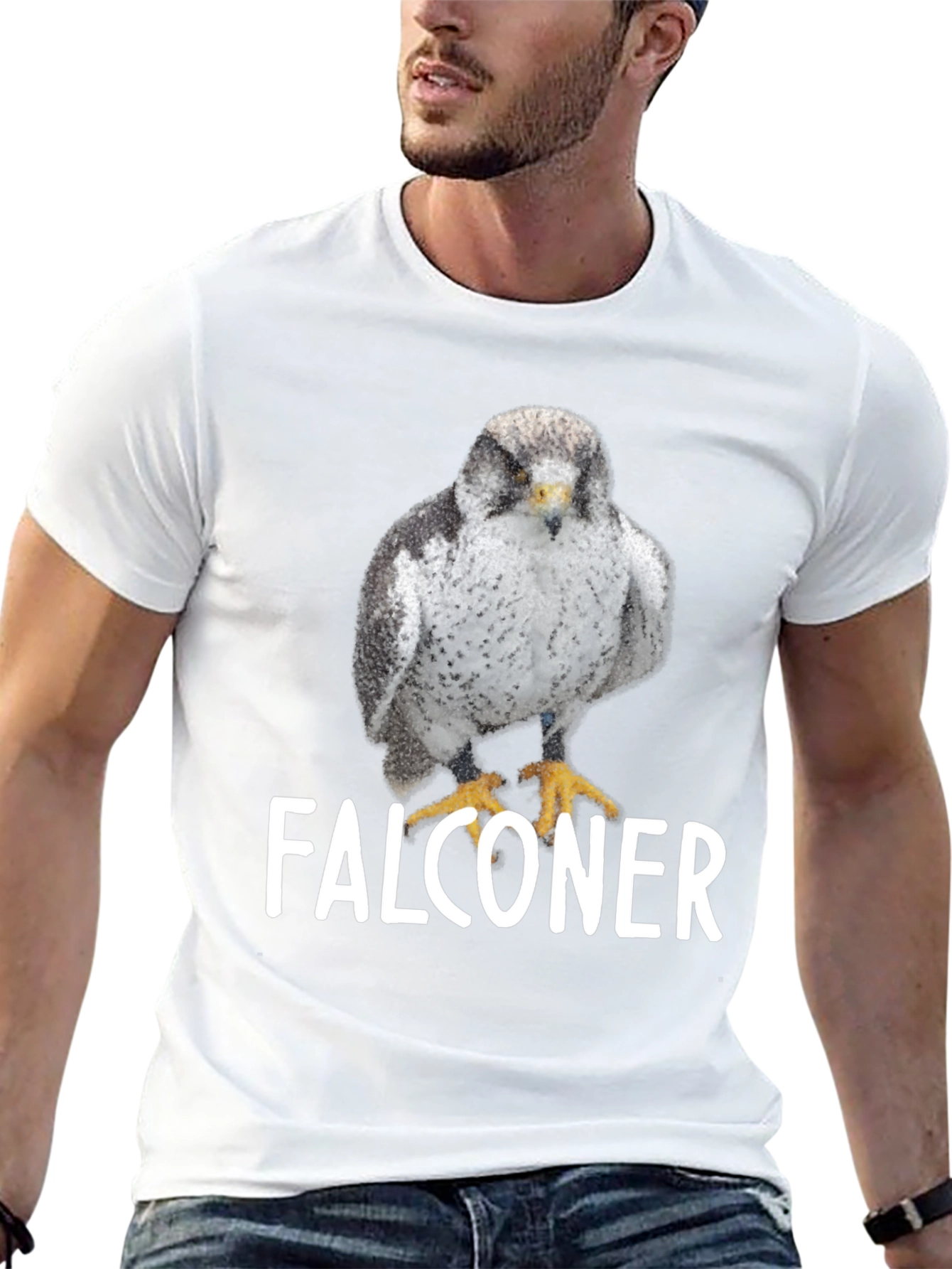 Falconer Graphic Tee - Bird Lover T-Shirt