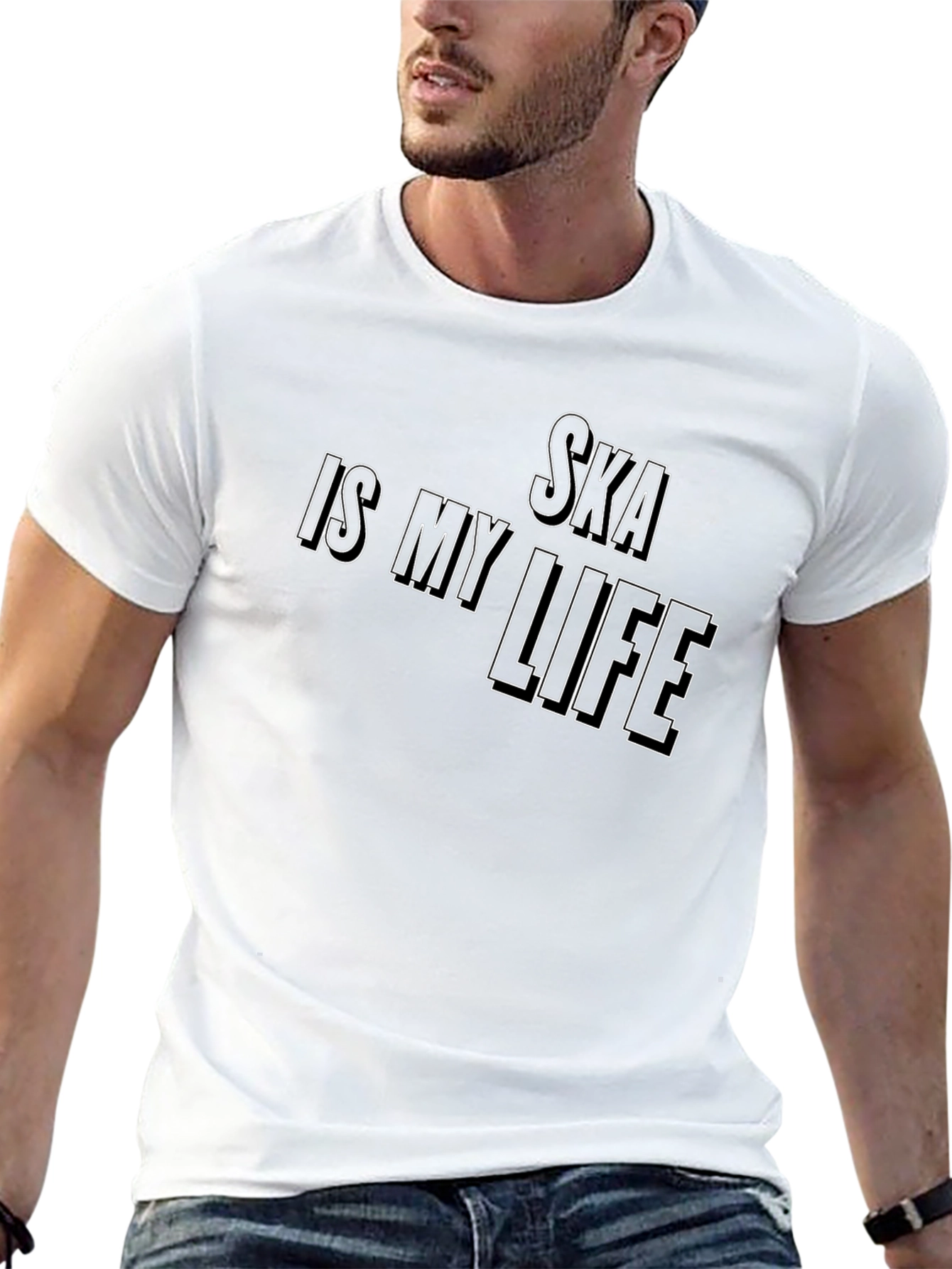 Ska Is My Life Black Graphic Tee