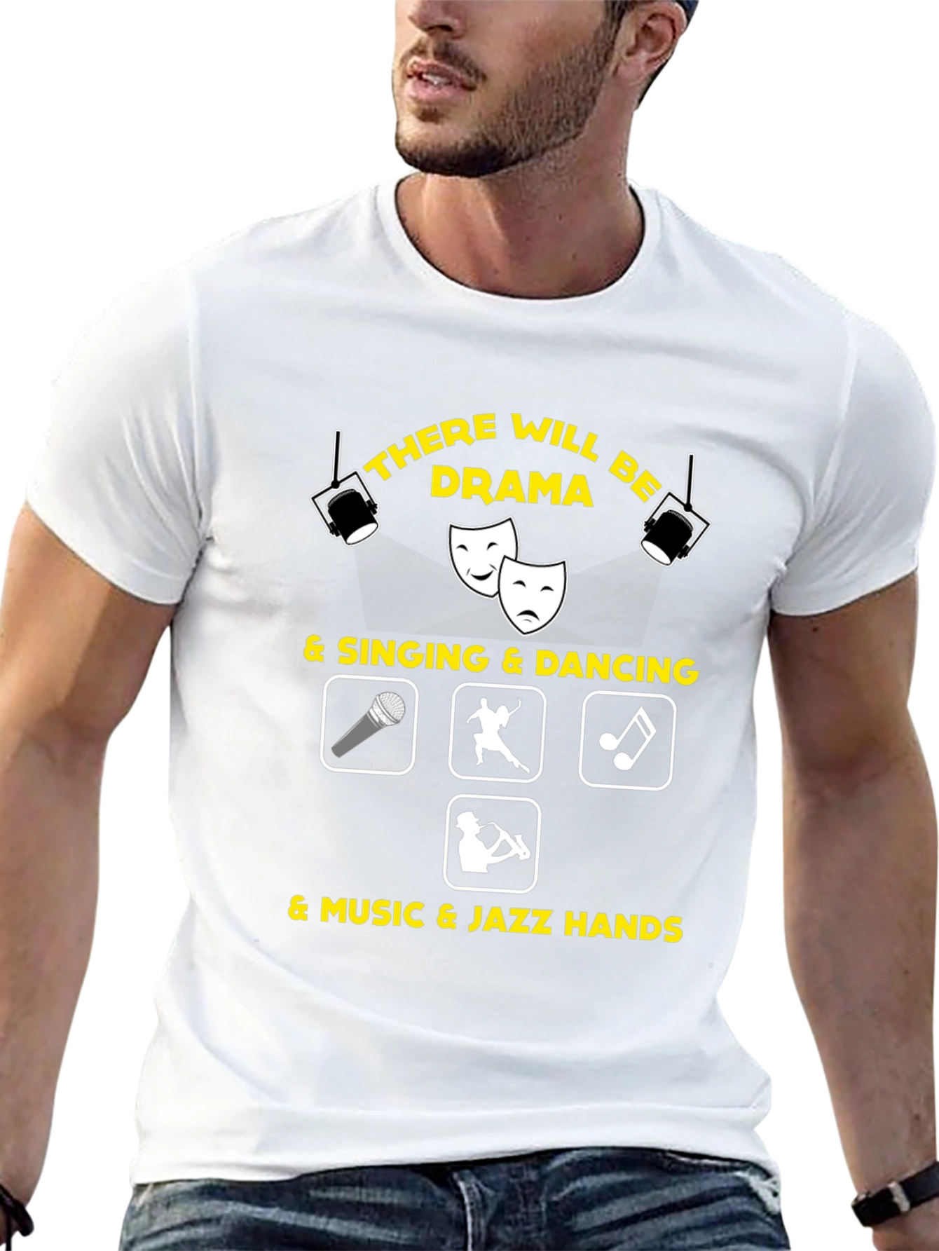 Drama Music T-Shirt Singing Dancing Theatre Tee