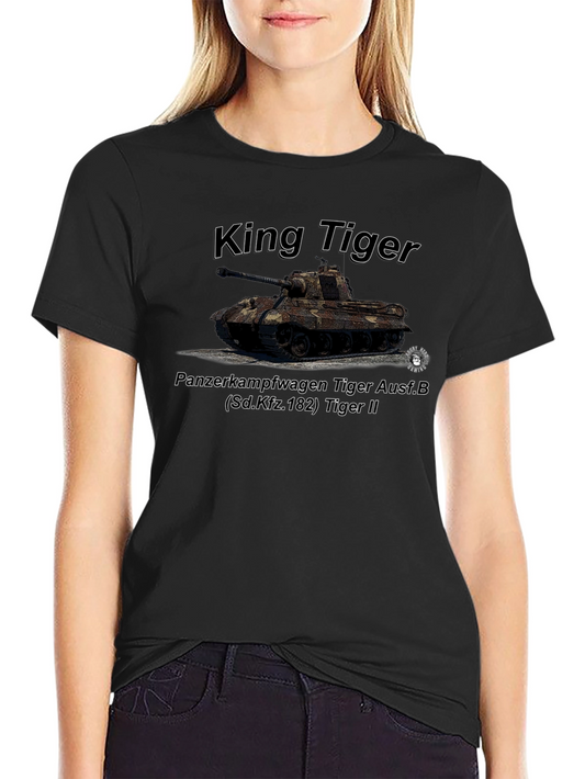 King Tiger Tank Graphic T-Shirt