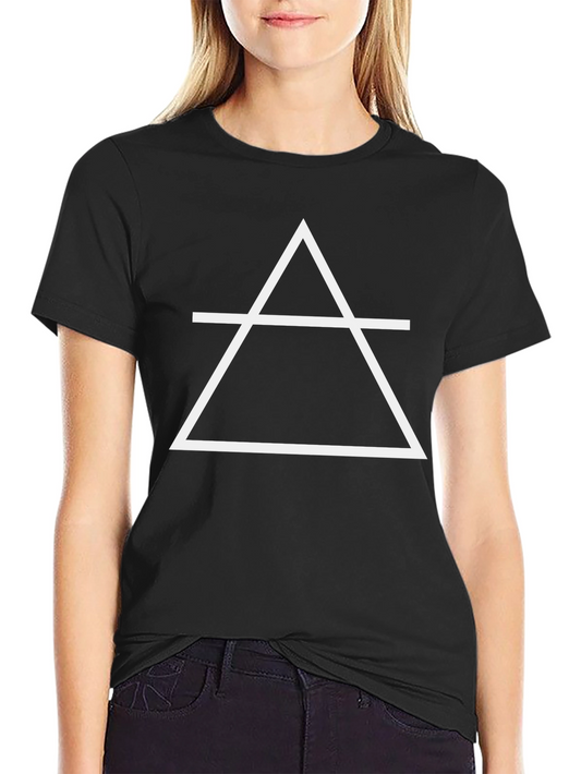 Geometric Symbol Black T-Shirt