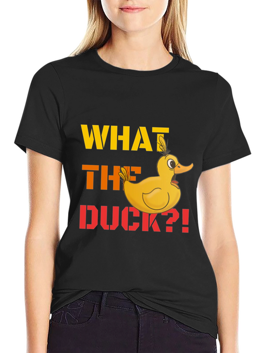 What the Duck T-Shirt - Funny Cartoon Duck Tee