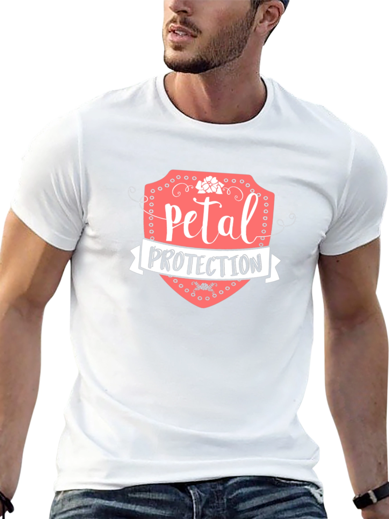 Petal Protection Graphic T-Shirt - Black