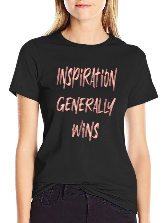 Inspiration Wins T-Shirt - Motivational Graphic Tee
