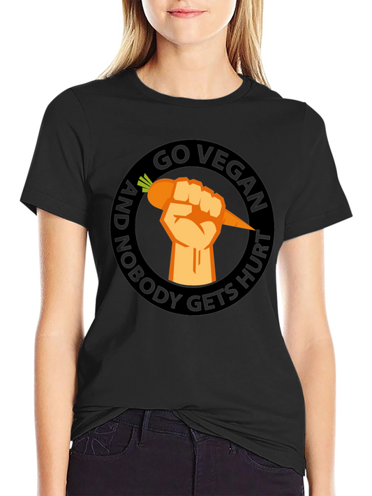Go Vegan T-Shirt - Nobody Gets Hurt