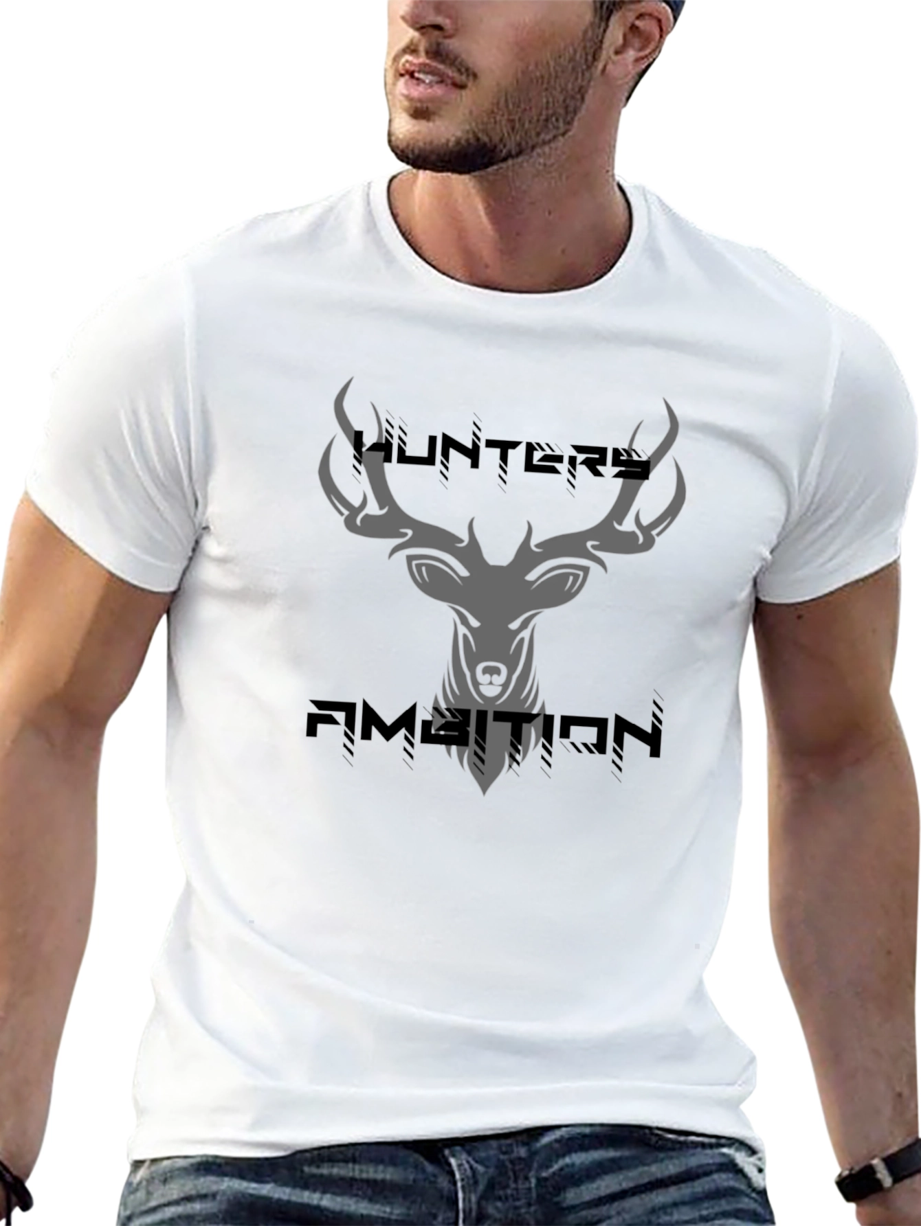Hunters Ambition Graphic T-Shirt - Deer Design