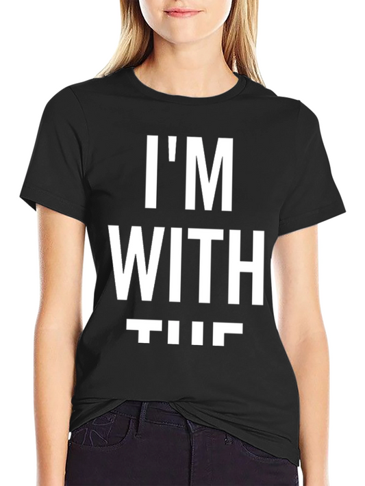 Im With The Shirt Black Tee