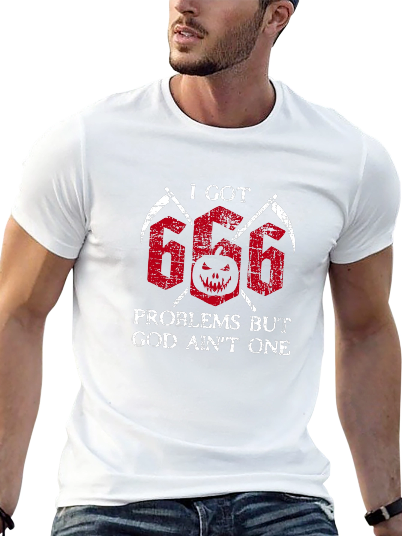 I Got 666 Problems Tee - Halloween Graphic T-Shirt