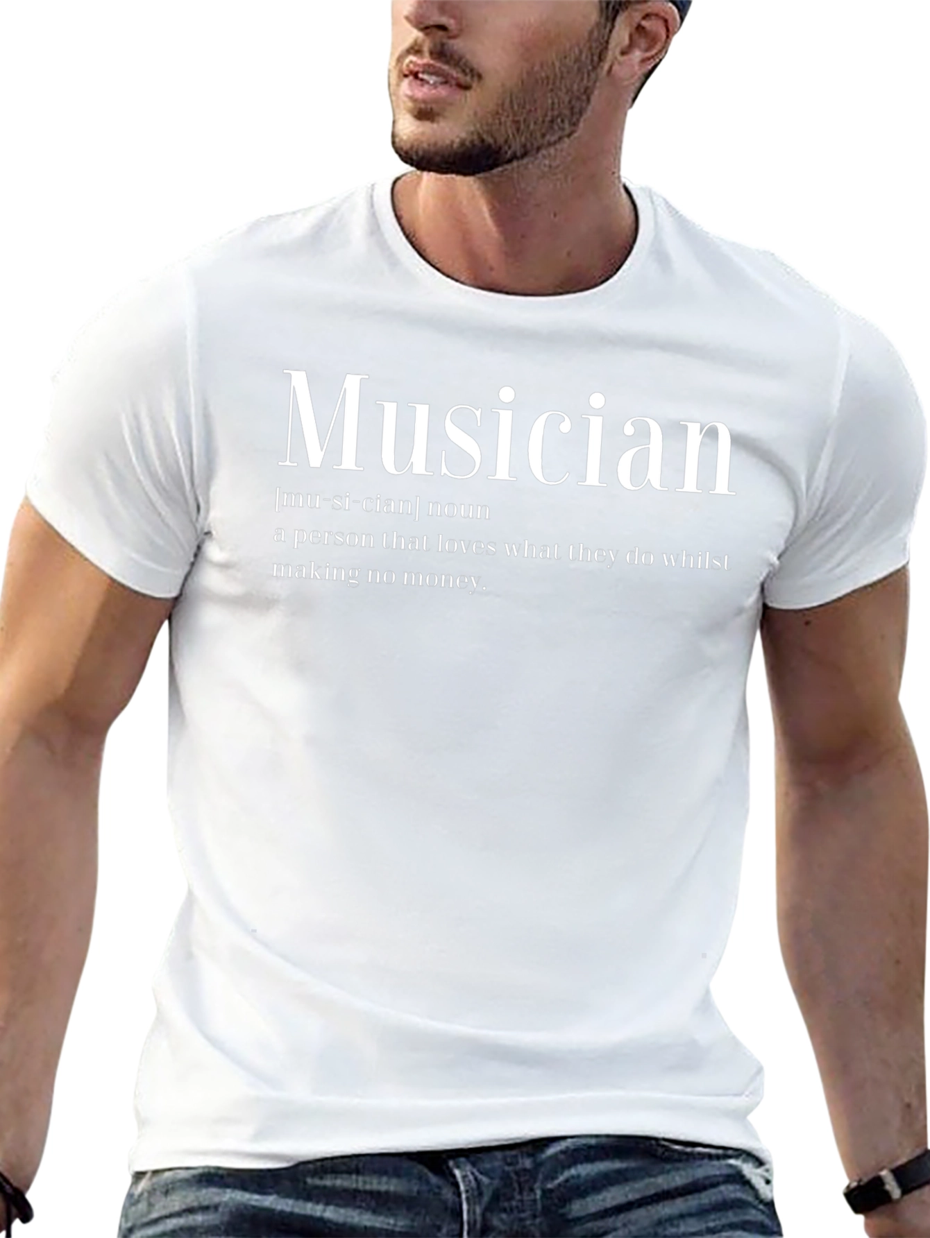 Musician Definition Black T-Shirt