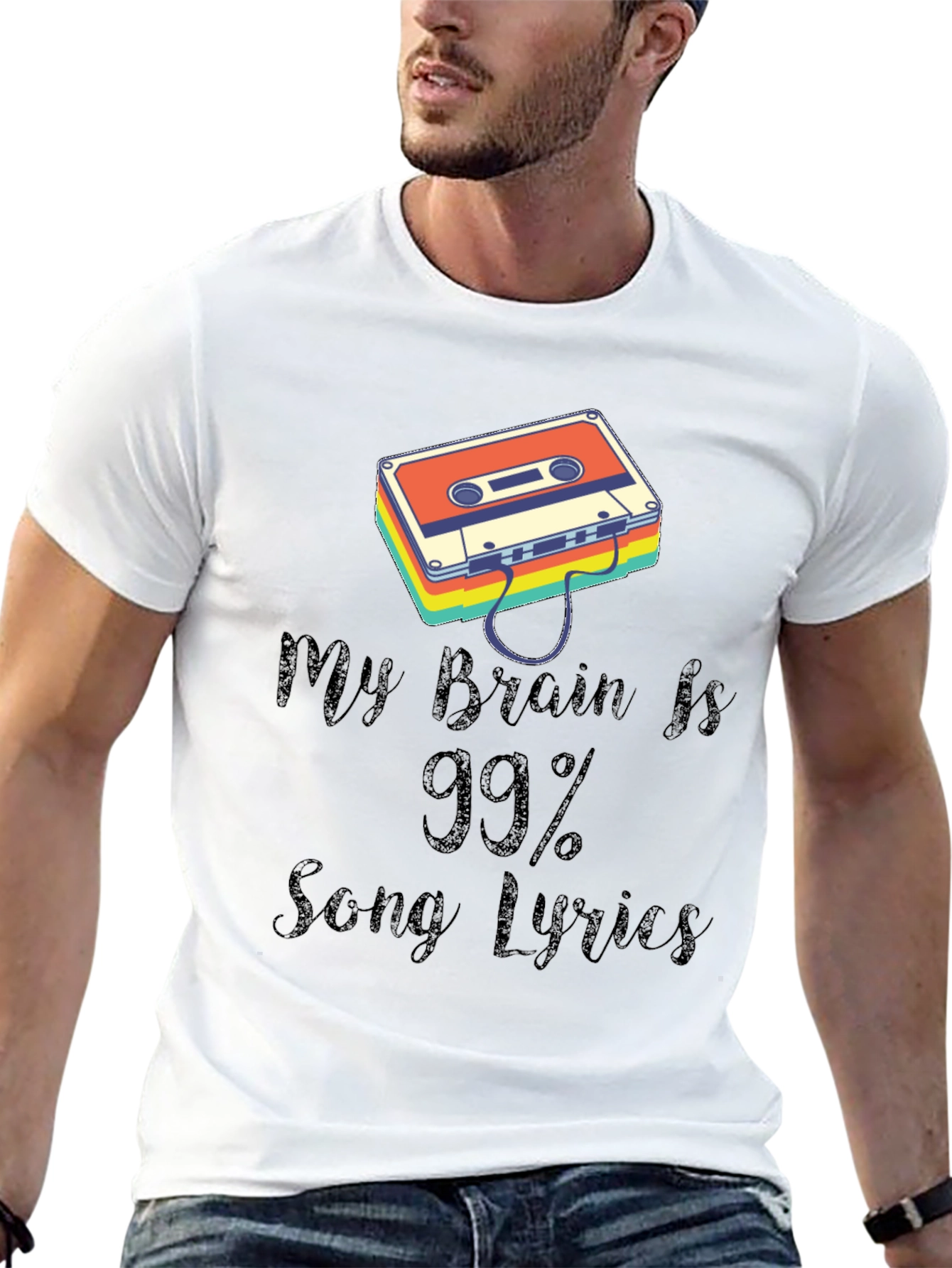 My Brain Is 99% Song Lyrics T-Shirt