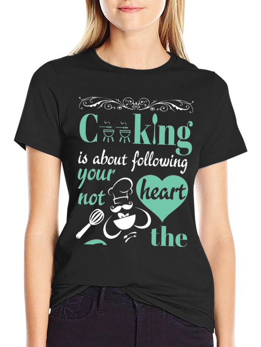 Cooking Heart Graphic T-Shirt
