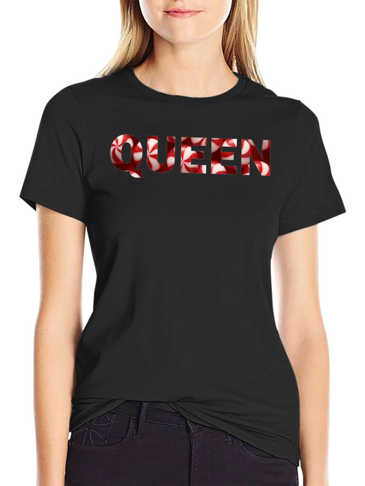 Queen Candy Cane T-Shirt - Festive Holiday Apparel