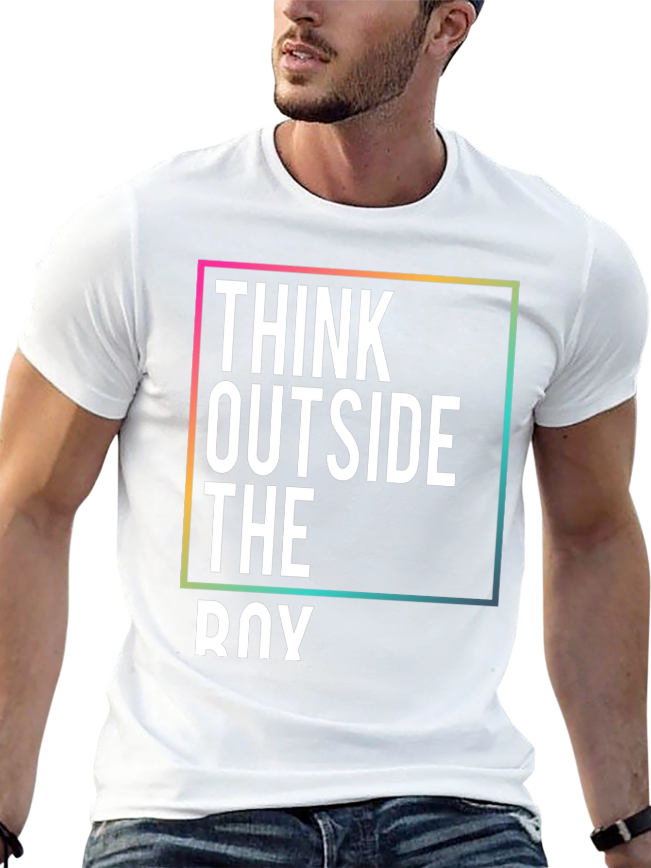 Think Outside the Box Graphic Tee