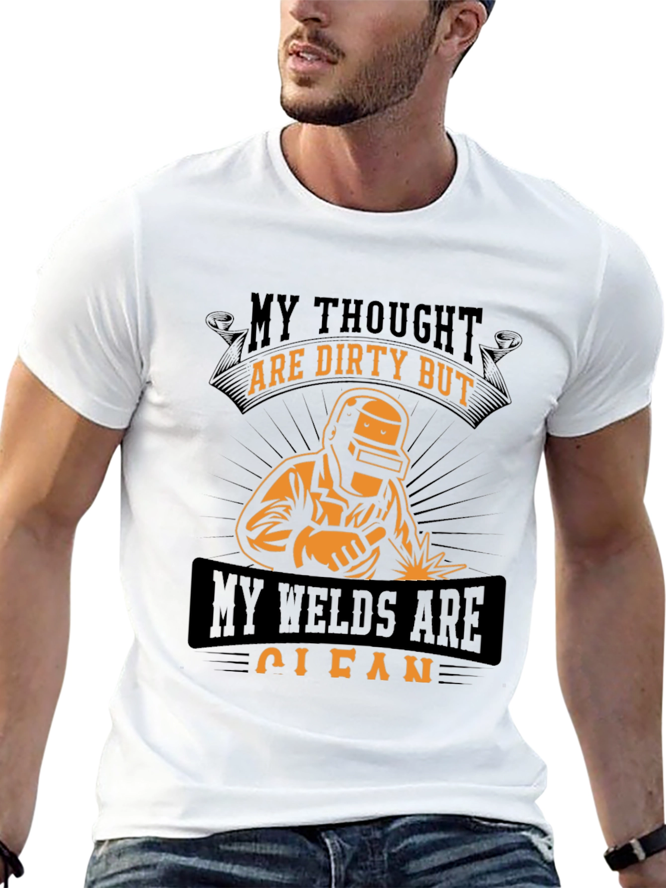 Welders T-Shirt: Dirty Thoughts Clean Welds