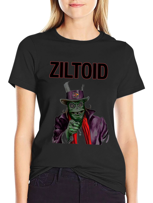 Ziltoid T-Shirt - Black Cotton Graphic Tee