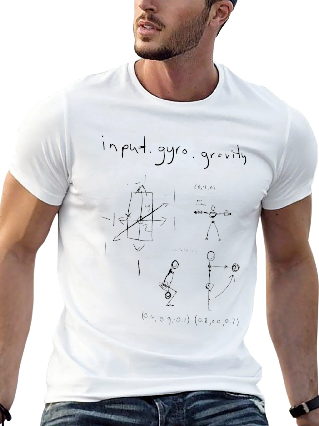 Input Gyro Gravity Black T-Shirt