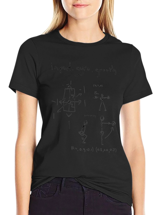 Input Gyro Gravity Black T-Shirt