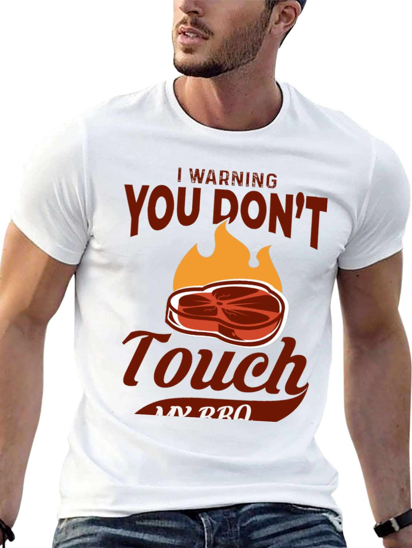 BBQ Grilling T-Shirt - Dont Touch My BBQ