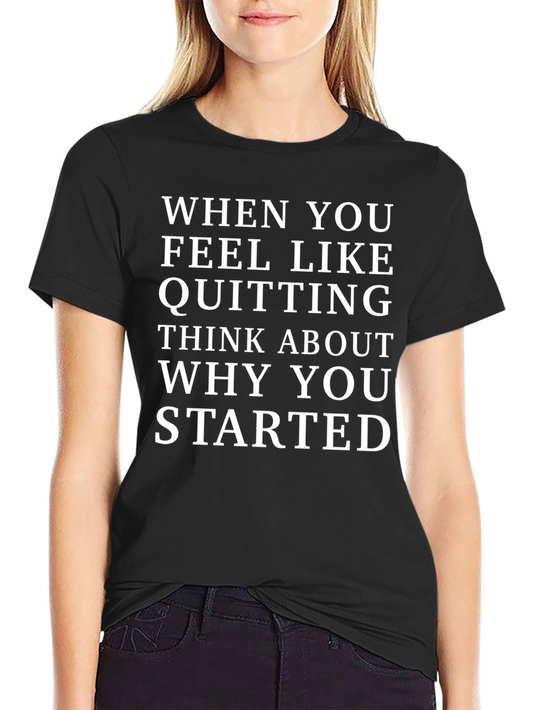 Motivational T-Shirt - Never Give Up
