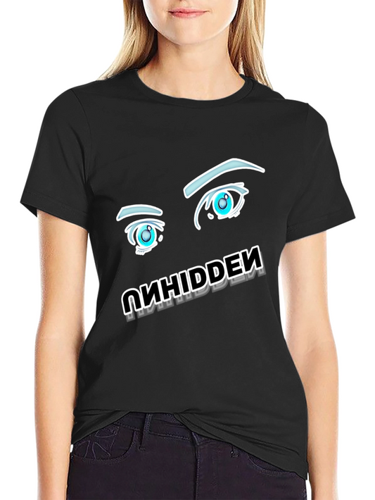 Anime Eyes Graphic Black Tee